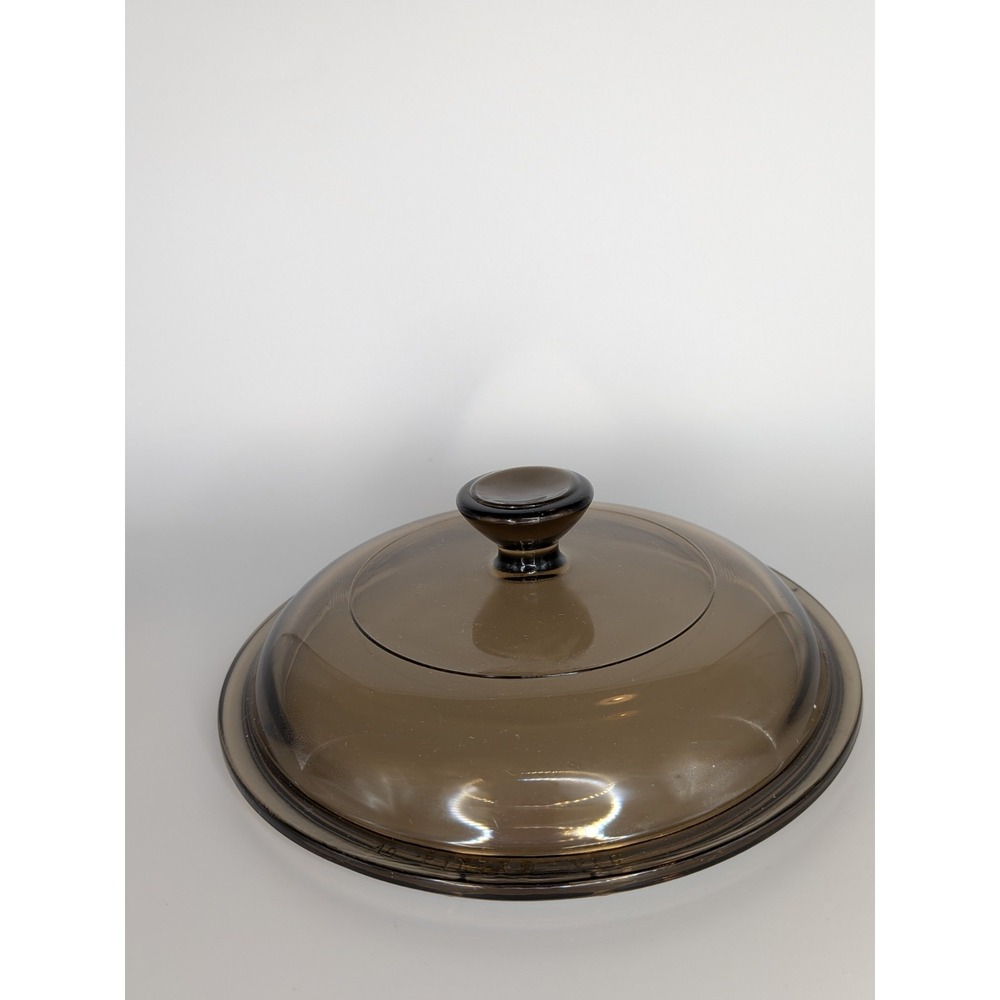 Pyrex Visions Amber Glass #623C Lid 1.5 Quart Casserole Dish REPLACEMENT 623-C - Picture 3 of 16